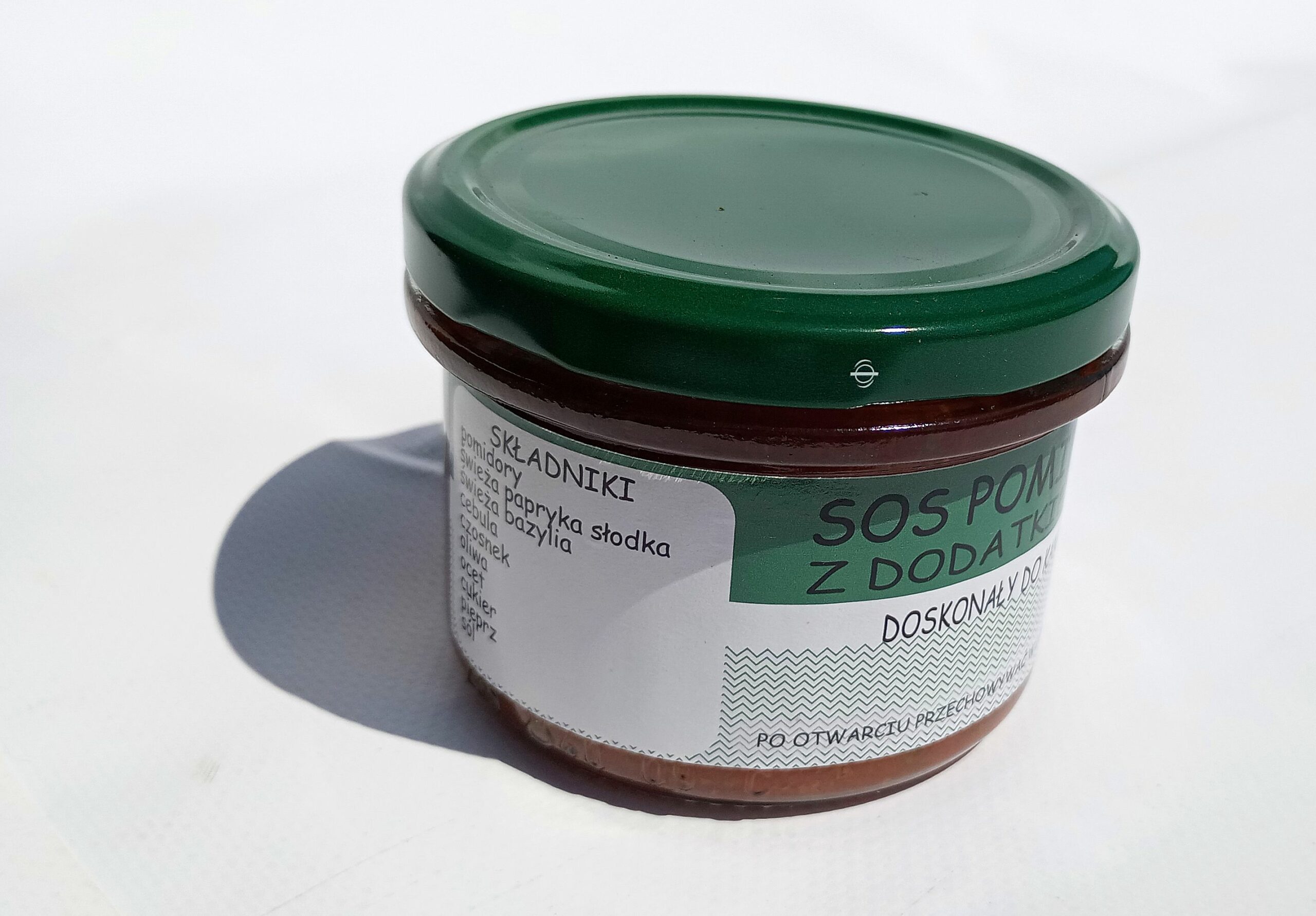 Sos pomidorowy łagodny z dodatkiem suszonej bazylii 200ml - obrazek 3